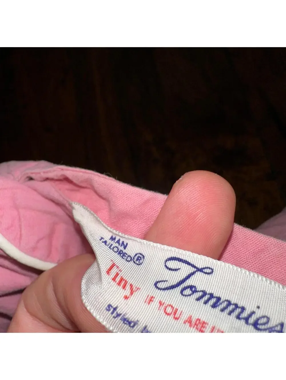 Vintage 50s 60s Tommies Sanforized Sleepwear Pajamas Pair Pants Top Cotton Pink